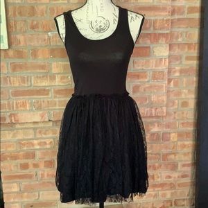 Pink Lace Skirt Dress